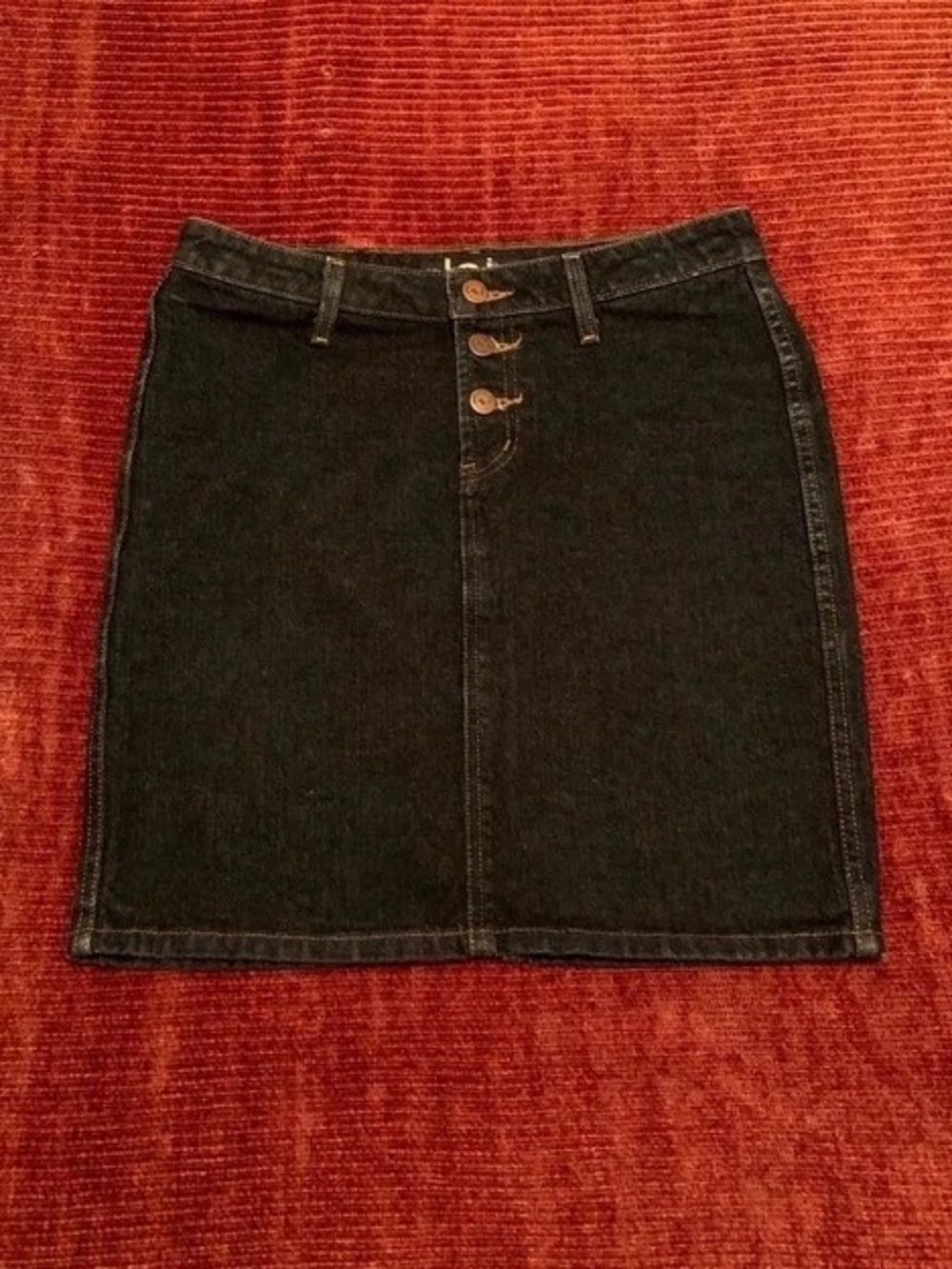 Dark Blue Jean Skirt